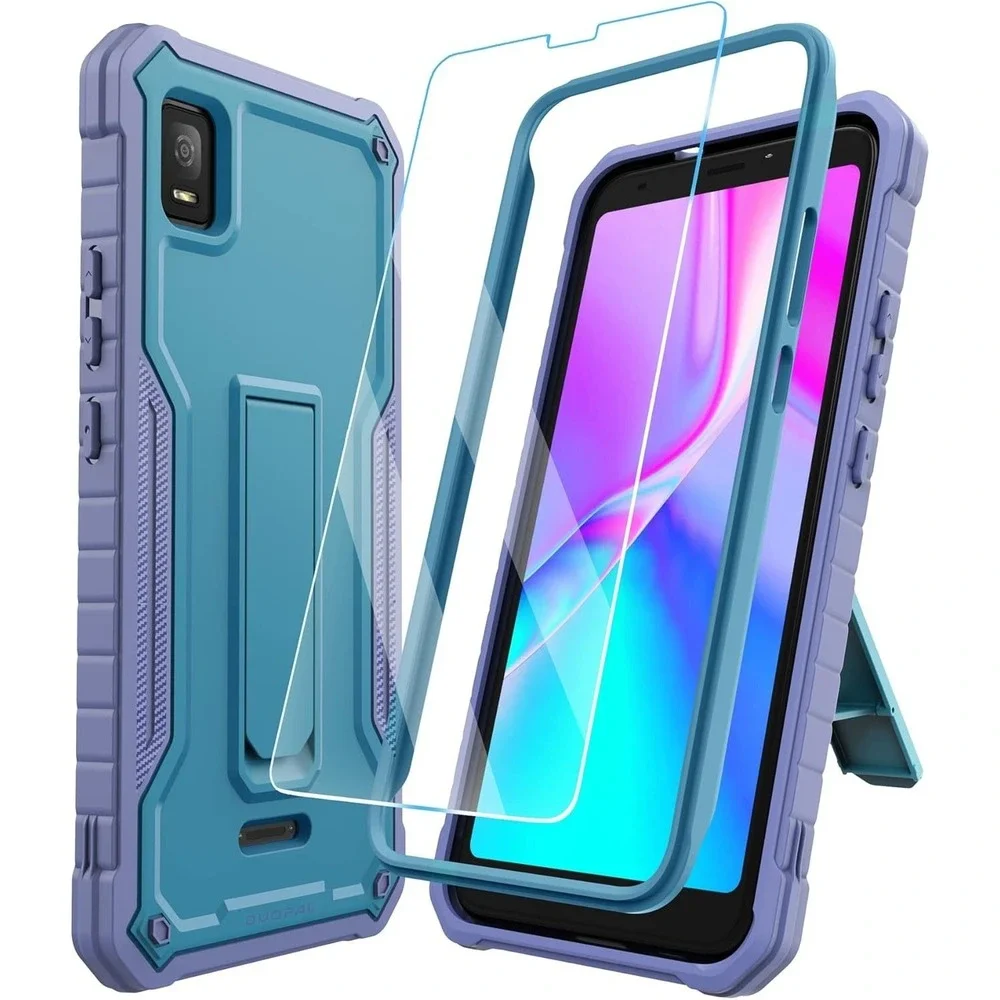 DUOPAL for Cricket Vision Plus Case, Military Grade Protection Shockproof Case w